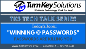 winning at passwords - guide to password management