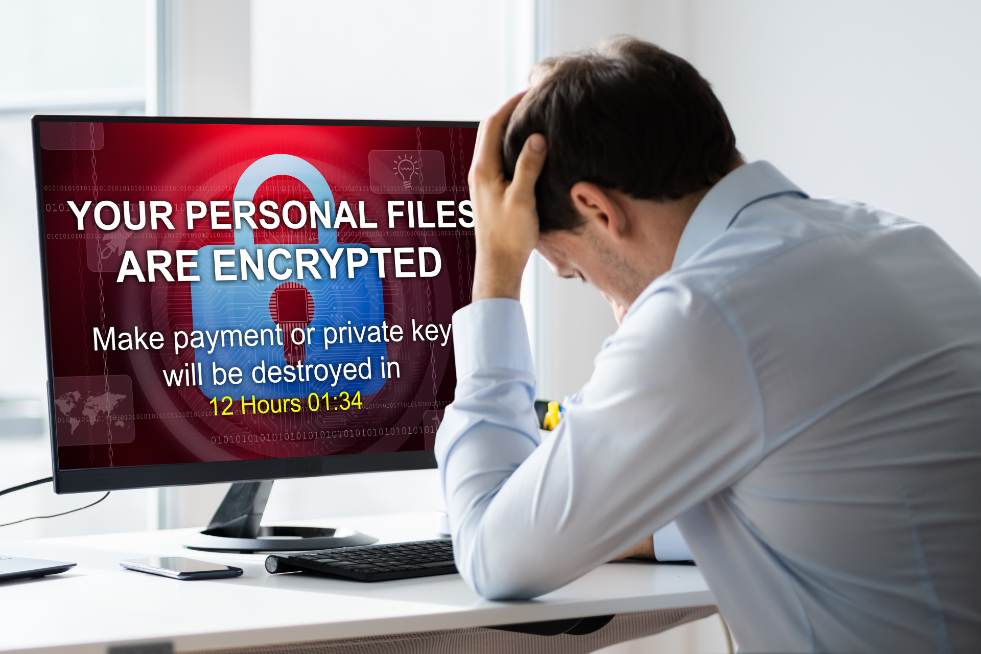 Example Ransomware screenshot