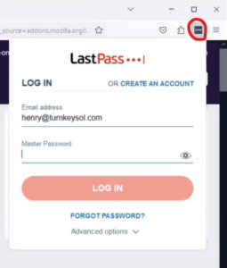 using LastPass