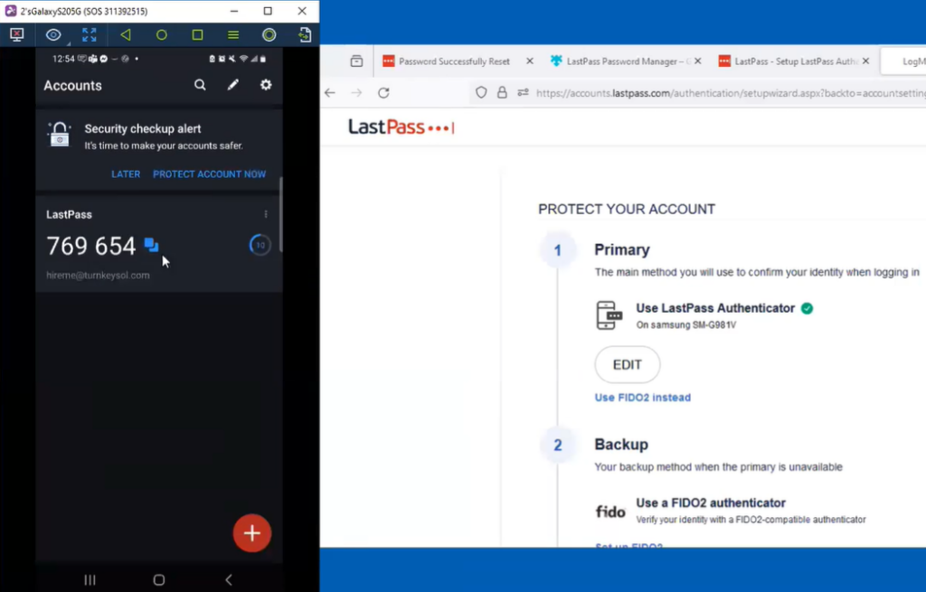 protect your account
