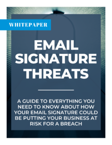 email signature threat risks