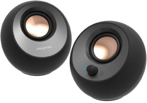 The Creative Pebble V3 desktop speakers
